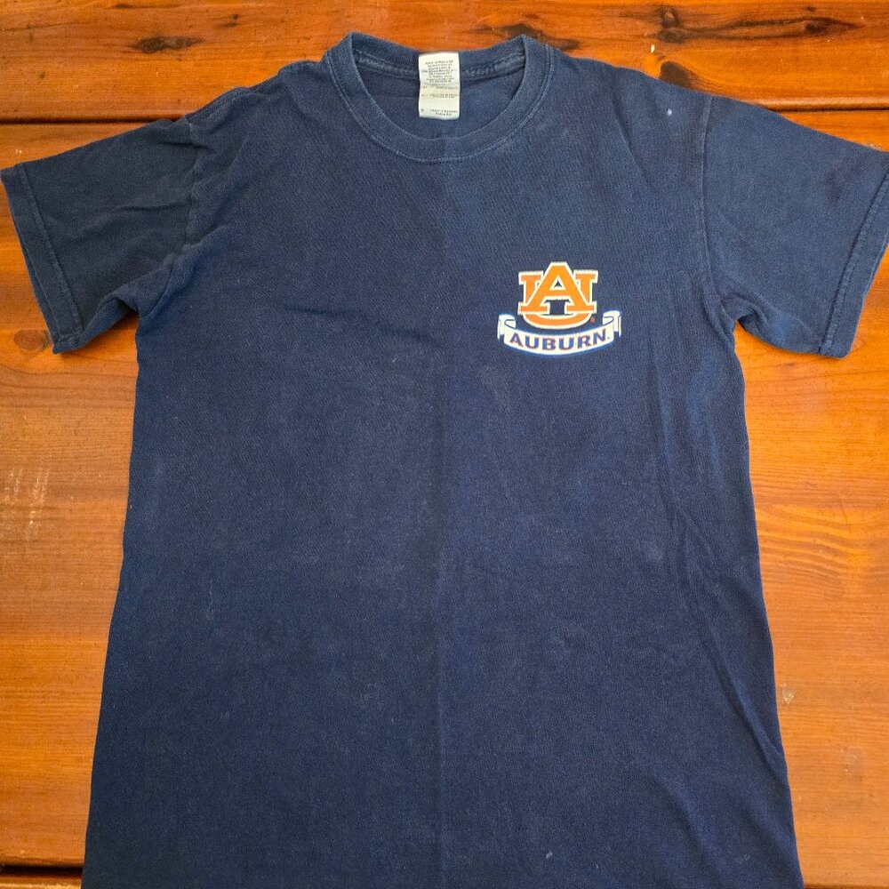 T-shirt Auburn Tigers Youth Large Short Sleeve Blue Orange